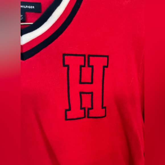 Tommy Hilfiger men’s size XS letterman sweater - Picture 4 of 4